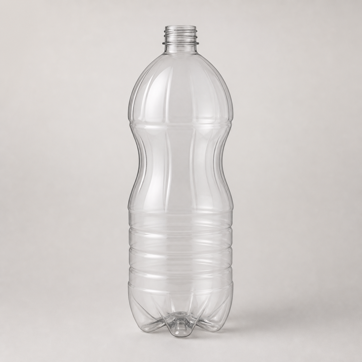 Botella PET transparente · 1.5–2 L