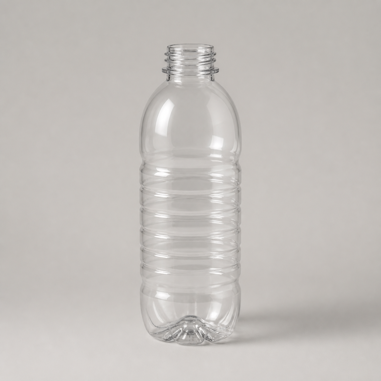 Botella PET transparente · 500–625 ml
