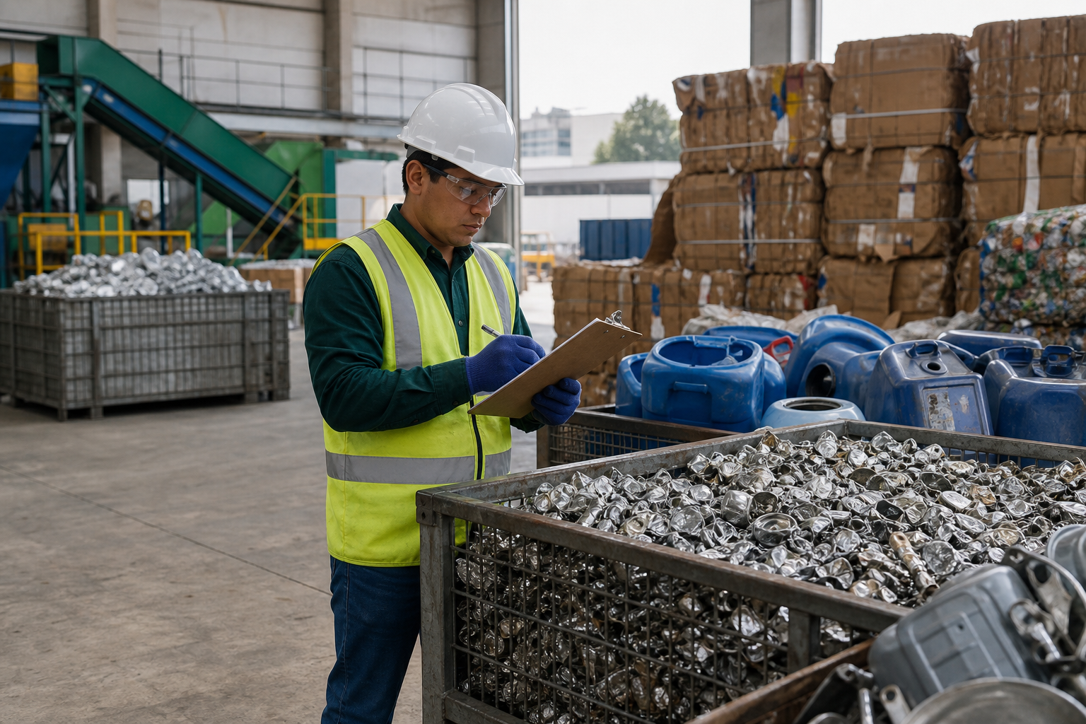 Operación organizada de recuperación de materiales